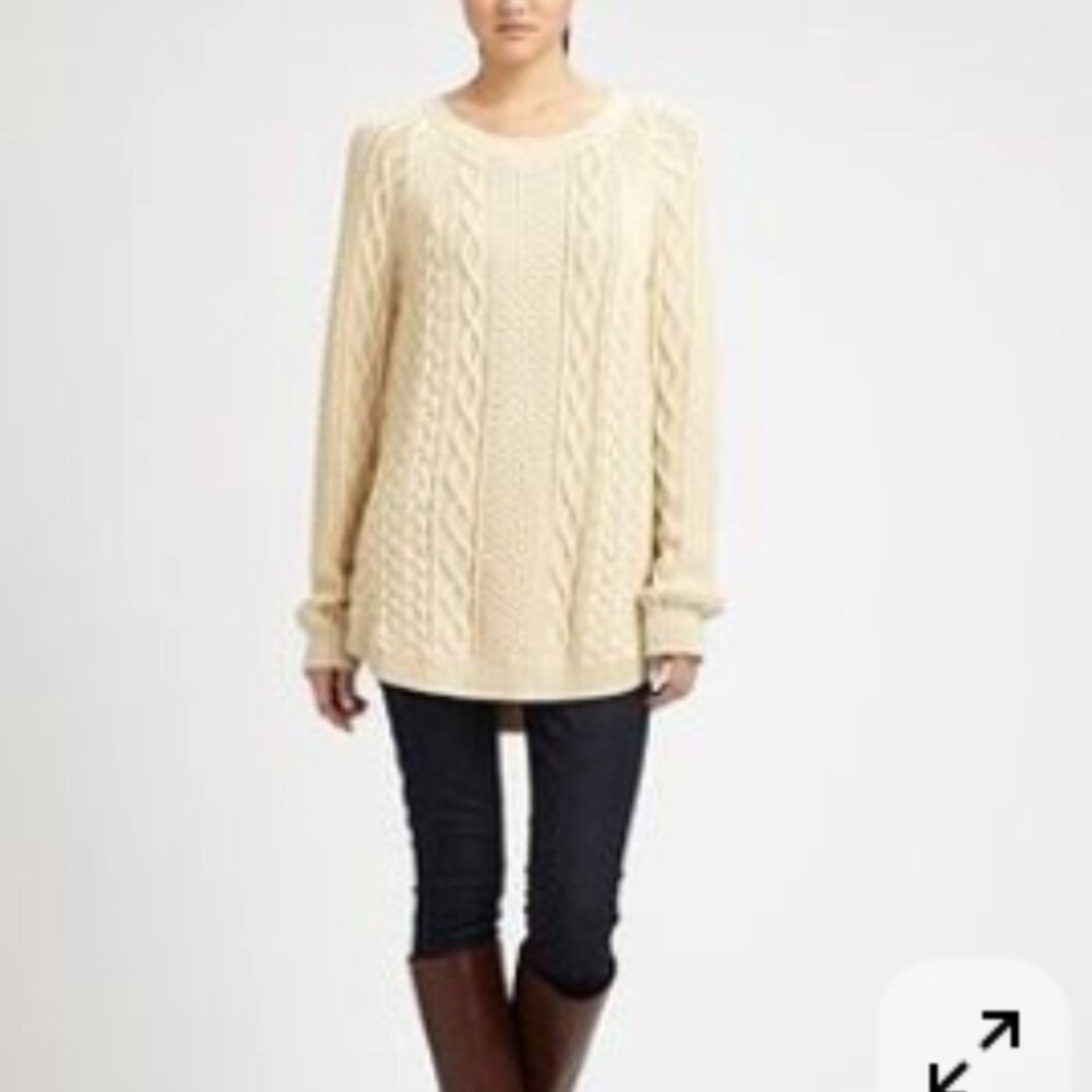 Michael Michael Kors Fisherman Chunky Cable Knit Sweater